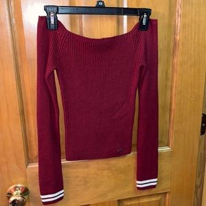Hollister off the shoulder sweater